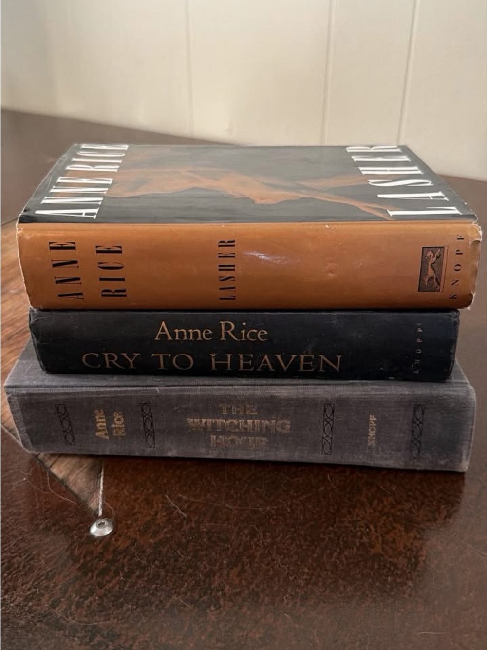 Set of 3- Anne Rice books-Vintage